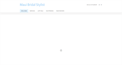 Desktop Screenshot of mauibridalstylist.com