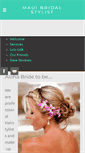 Mobile Screenshot of mauibridalstylist.com